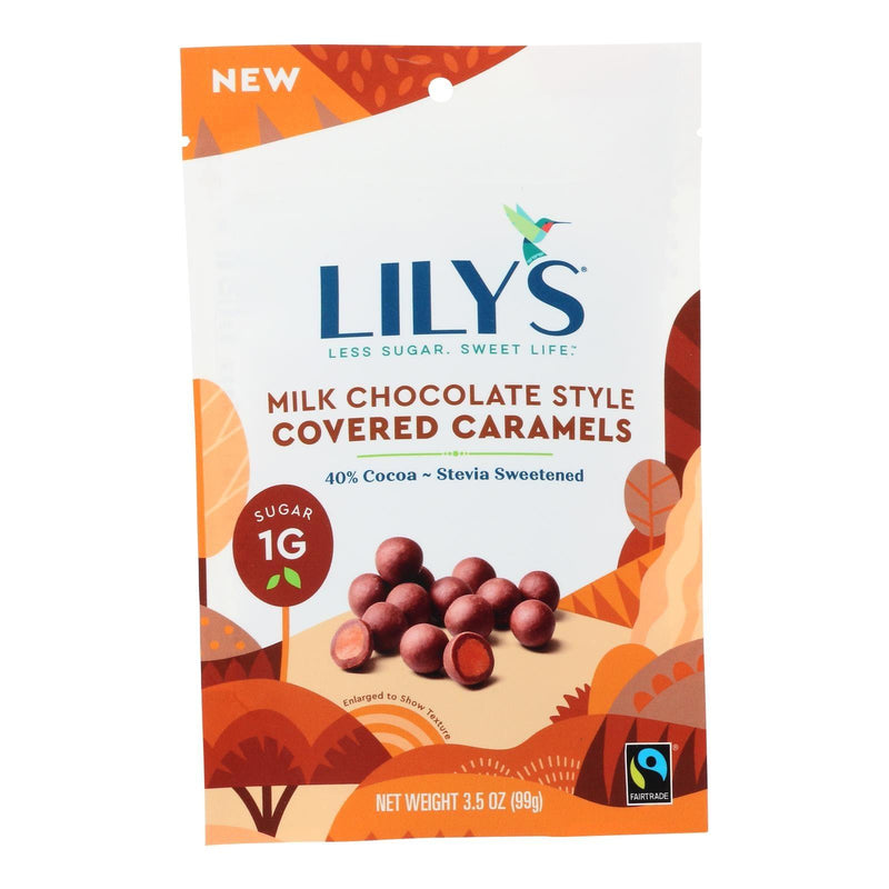 Lilys - Crmls Milk Chocolate Stle Stevia - Case Of 12-3.5 Oz - Orca Market