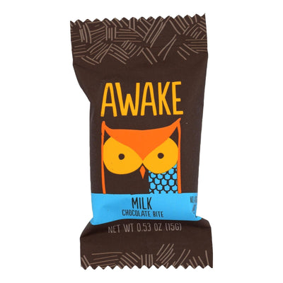 Awake Chocolate - Bites Milk Chocolate - Case Of 50-.53 Oz - Orca Market