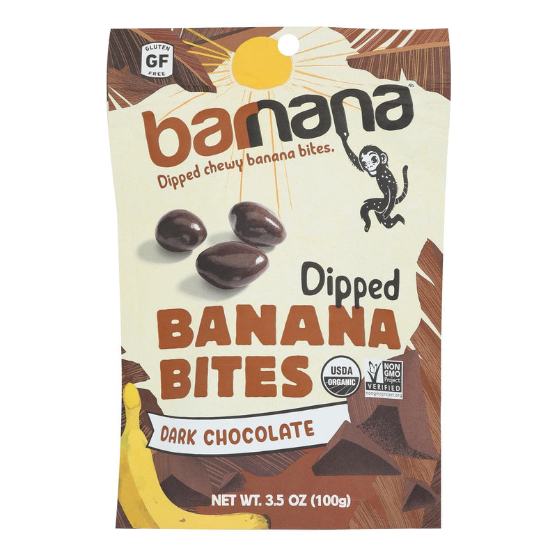 Barnana Chewy Banana Bites - Organic Chocolate - Case Of 12 - 3.5 Oz. - Orca Market