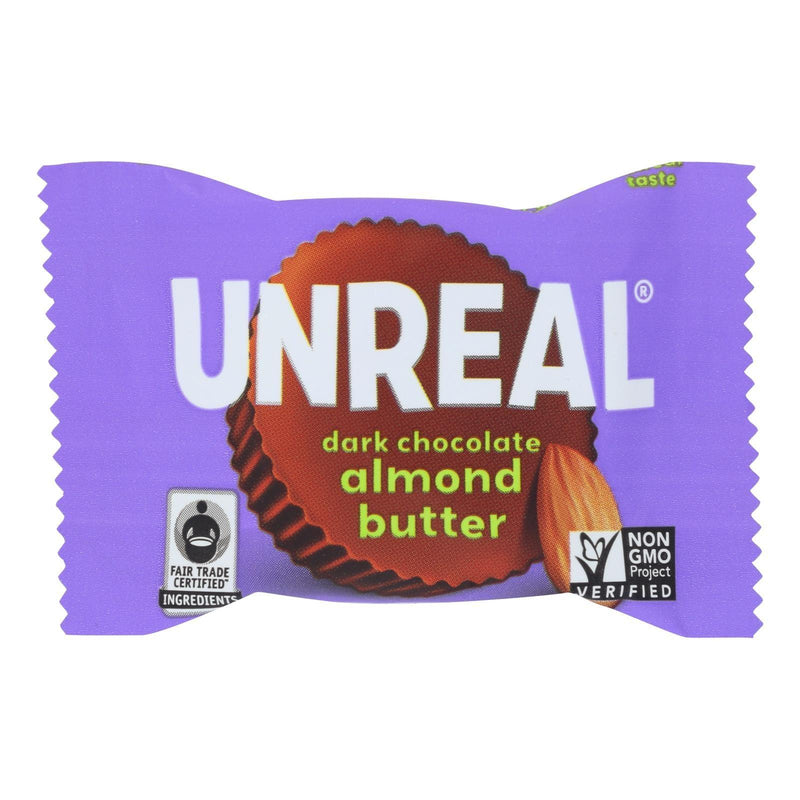 Unreal Dark Chocolate Almond Butter Cups - 40 Cups - Orca Market