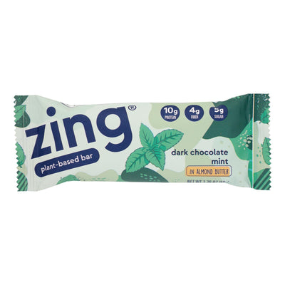 Zing Bars - Nutrition Bar - Dark Chocolate Sunflower Mint - Nut Free - 1.76 Oz Bars - Case Of 12 - Orca Market