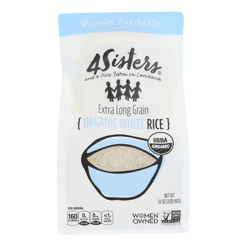 4 Sisters - Rice Og2 White Long Grain - Cs Of 6-2 Lb - Orca Market