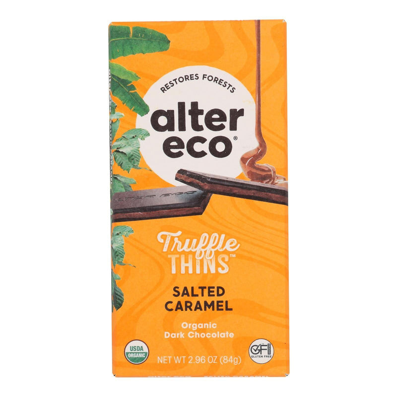 Alter Eco - Truffle Thin Salt Caramel - Case Of 12-2.96 Oz - Orca Market