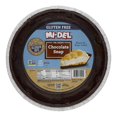 Midel Gluten Free Chocolate Snaps - Pie Crust - Case Of 12 - 7.1 Oz. - Orca Market