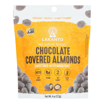 Lakanto - Almonds Chocolate Covered - Case Of 8-4 Oz - Orca Market