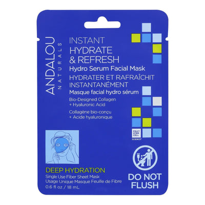 Andalou Naturals - Facial Mask Instant Hydrt Refrsh - Case Of 6-.6 Fz - Orca Market