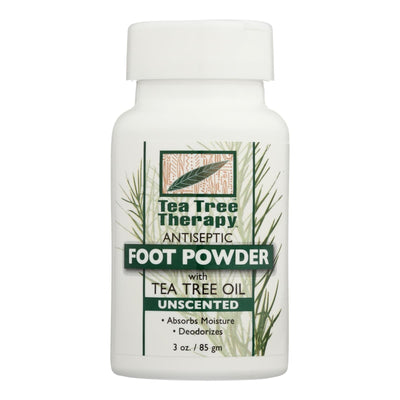 Tea Tree Therapy - Foot Powder Unscented - 1 Each - 3 Oz - Orca Market