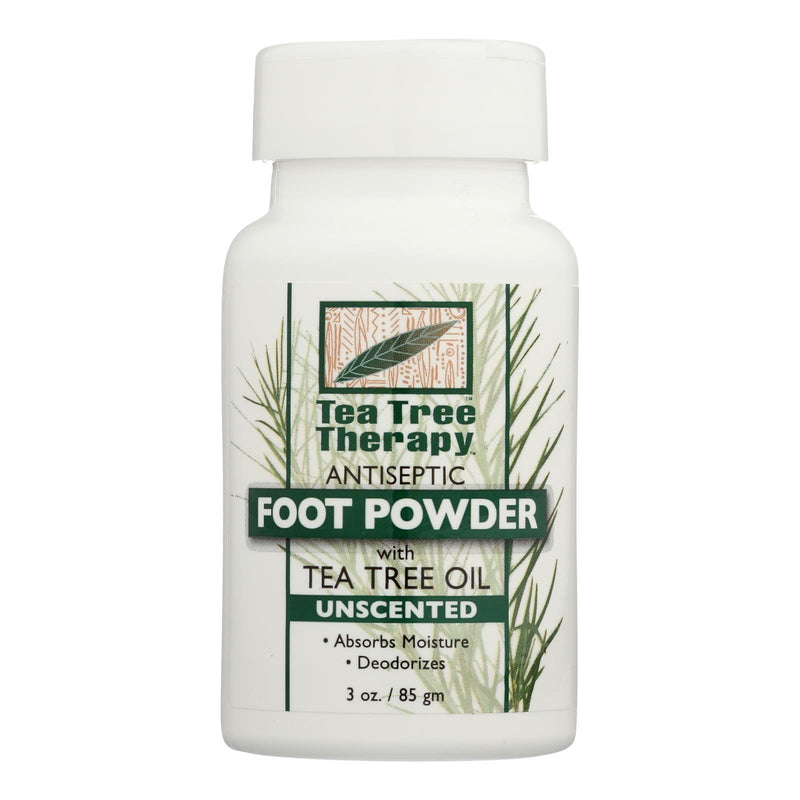 Tea Tree Therapy - Foot Powder Unscented - 1 Each - 3 Oz - Orca Market