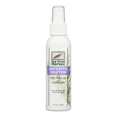 Tea Tree Therapy Antiseptic Solution Tea Tree Oil And Lavender - 4 Fl Oz - Orca Market