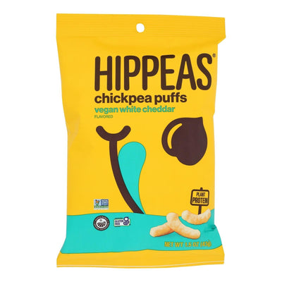 Hippeas - Chickpea Puff White Cheddar - Case Of 6-1.5 Ounces - Orca Market