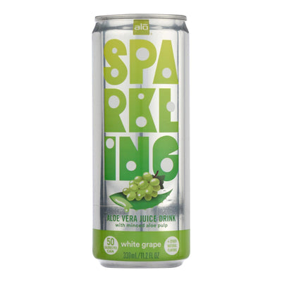 Aloe - Drink Sparkling White Grape - Case Of 12 - 11.2 Fluid Ounces - Orca Market