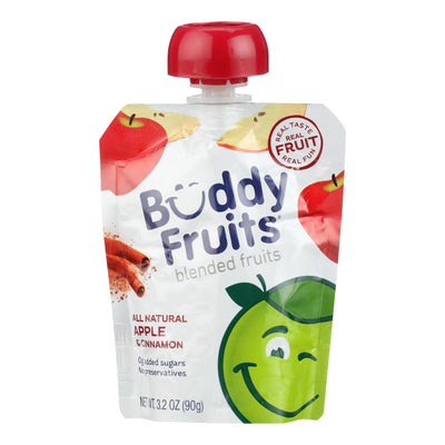 Buddy Fruits - Originals Apple Cinnamon - Case Of 18 - 3.2 Ounces - Orca Market