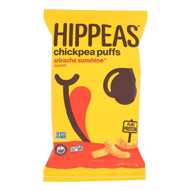 Hippeas - Chickpea Puff Sriracha - Case Of 12-4 Ounces - Orca Market