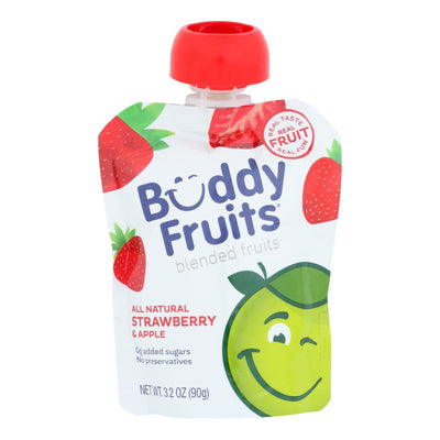 Buddy Fruits - Originals Strawberry Apple - Case Of 18 - 3.2 Ounces - Orca Market