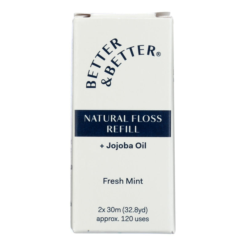 Better & Better - Floss Fresh Mint 2 Pack Refill - 1 Each Count - Orca Market