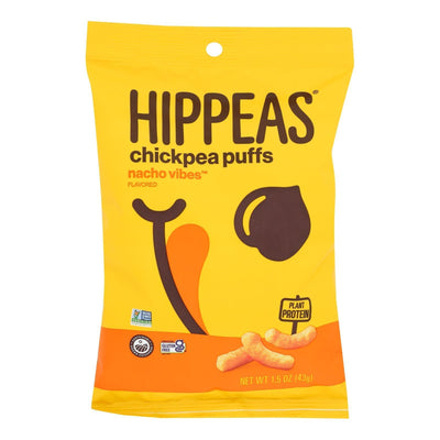 Hippeas - Chickpea Puff Nacho Vibes - Case Of 6-1.5 Ounces - Orca Market