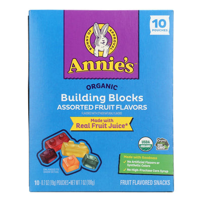 Annie's Homegrown - Fruit Snack Organic 2 Building Blocks - Case Of 8-7 Ounces - Orca Market