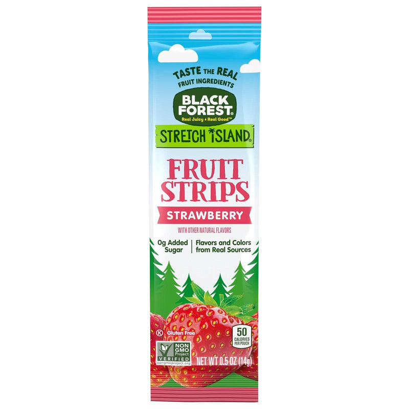 Black Forest Stretch Island - Fruit Strips Strawberry - Case Of 30-0.5 Ounces - Orca Market