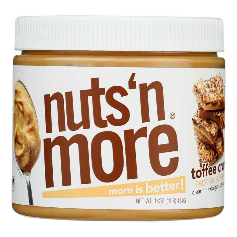 Nuts And More - Peanut Butter Spread Toffee Crunch - Case Of 6 - 15 Ounce - Orca Market