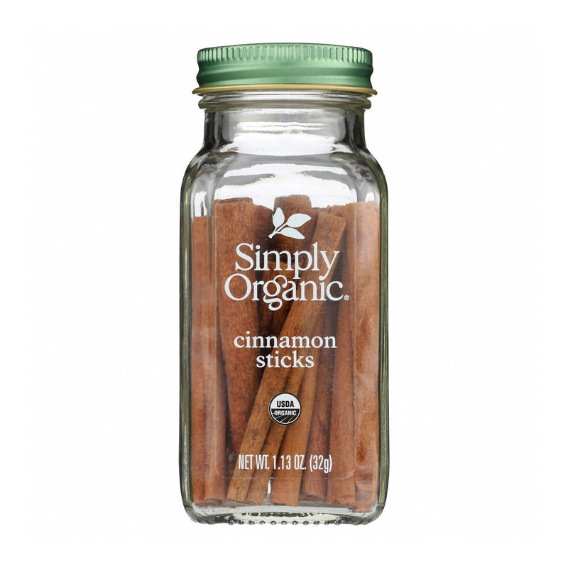 Simply Organic - Cinnamon Sticks Organic Whole - Case Of 6 - 1.13 Ounces - Orca Market