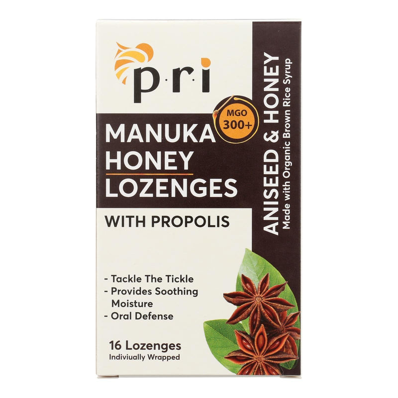 Pacific Resources International - Lozenges Organic Aniseed & Honey - 1 Each-16 Count - Orca Market