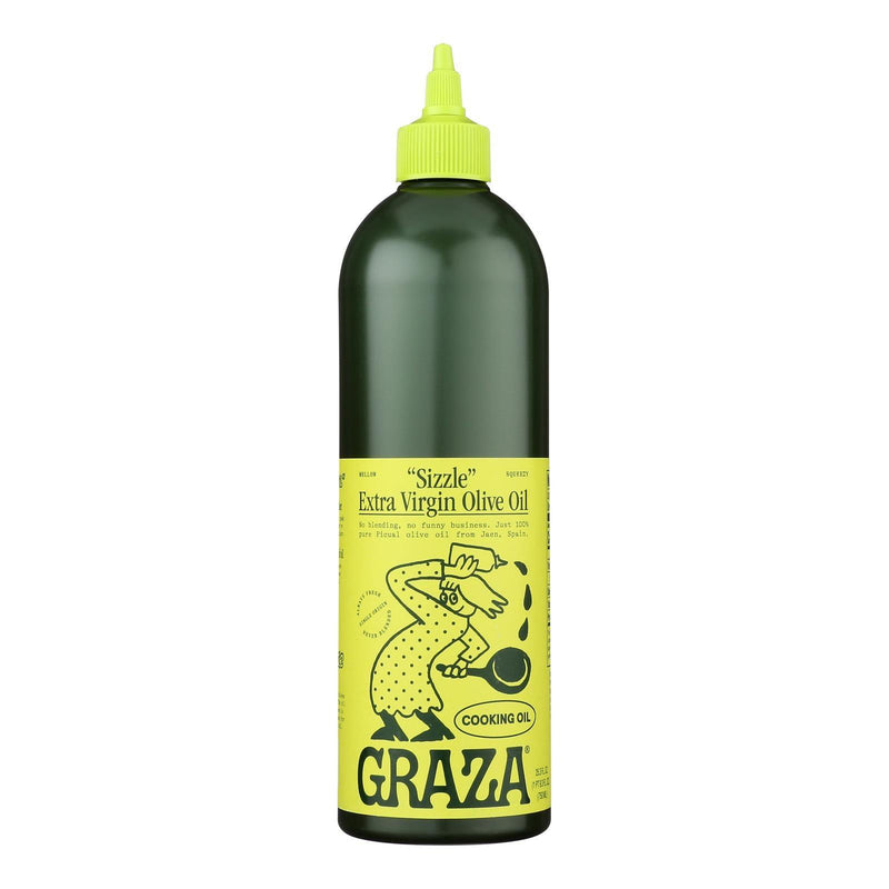 Graza - Oil Sizzle Extra Virgin Olive Oil - Case Of 6-25.3 Fluid Ounces - Orca Market