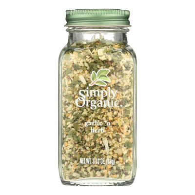 Simply Organic - Garlic And Herb Organic - Case Of 6 - 3.10 Ounces - Orca Market