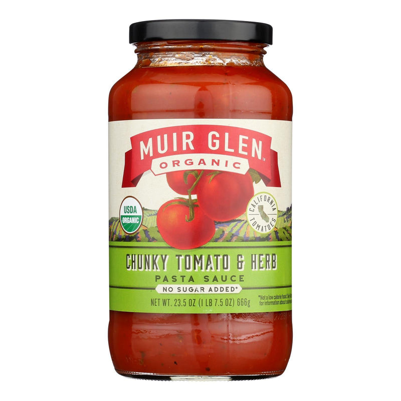 Muir Glen - Pasta Sauce Organic Chunky Style - Case Of 12-23.5 Fluid Ounces - Orca Market