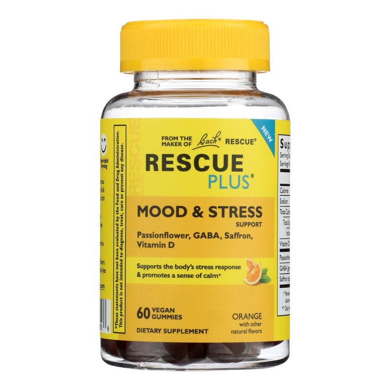 Rescue - Mood Stress Support Gummy Orange - 1 Each-60 Count - Orca Market