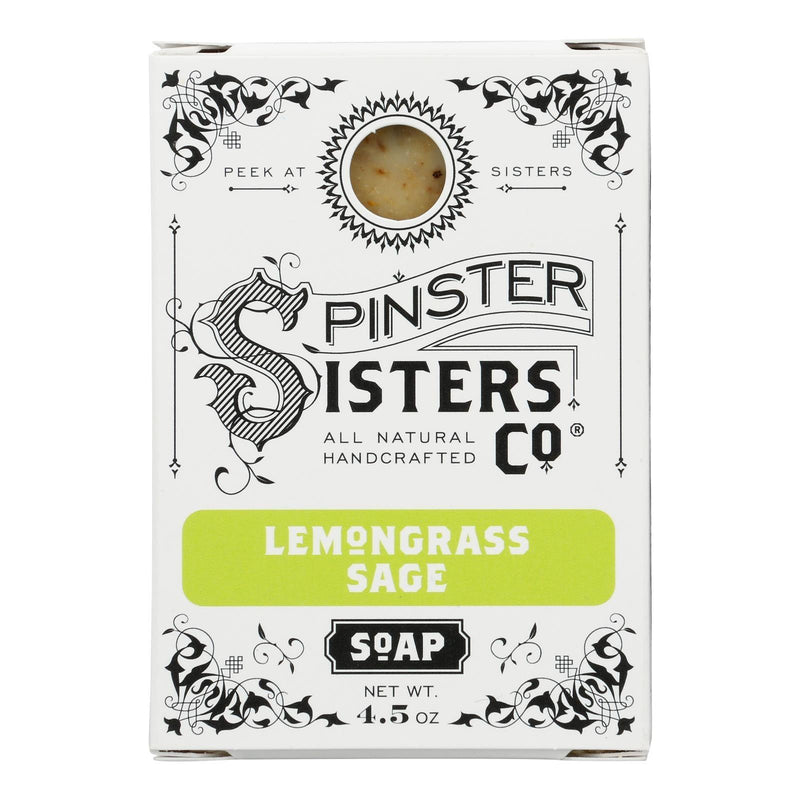 Spinster Sisters Company - Soap Bar Lemongrass Sage - 1 Each-4.5 Ounces - Orca Market