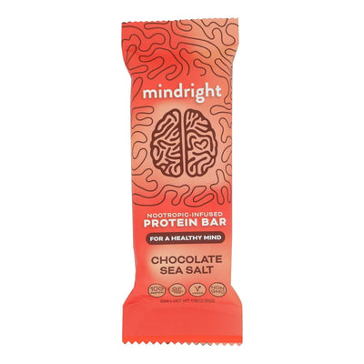 Mindright - Bar Chocolate Sea Salt - Case Of 12 - 1.76 Ounces - Orca Market