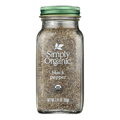 Simply Organic - Black Pepper Organic Medium Grind - Case Of 6 - 2.31 Ounces - Orca Market