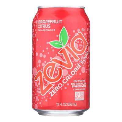 Zevia - Soda Grapefruit Citrus Zero Calorie - Case Of 4-6/12 Fluid Ounces - Orca Market