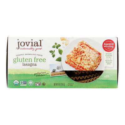 Jovial - Pasta Organic Brown Rice Lasagna - Case Of 6-9 Ounces - Orca Market