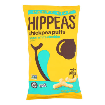 Hippeas - Chickpea Puff White Cheddar - Case Of 6-8 Ounces - Orca Market