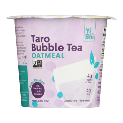 Yishi - Oatmeal Cup Taro Bubble Tea - Case Of 6 - 1.76 Ounces - Orca Market