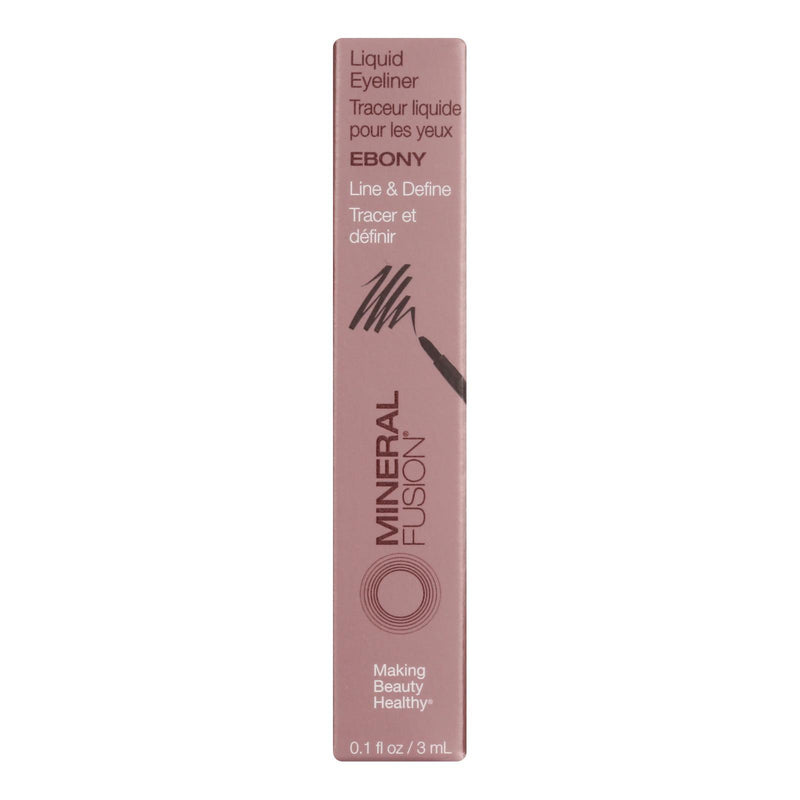 Mineral Fusion - Eyeliner Liquid Ebony - 1 Each - 0.1 Ounce - Orca Market