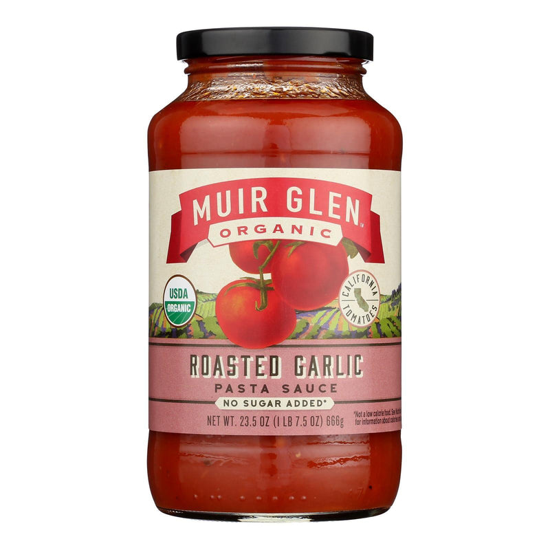 Muir Glen - Pasta Sauce Organic Roasted Garlic - Case Of 12-23.5 Fluid Ounces - Orca Market