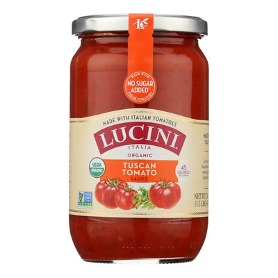 Lucini Italia - Pasta Sauce Organic Tuscan Tomato - Case Of 6 - 24 Ounces - Orca Market