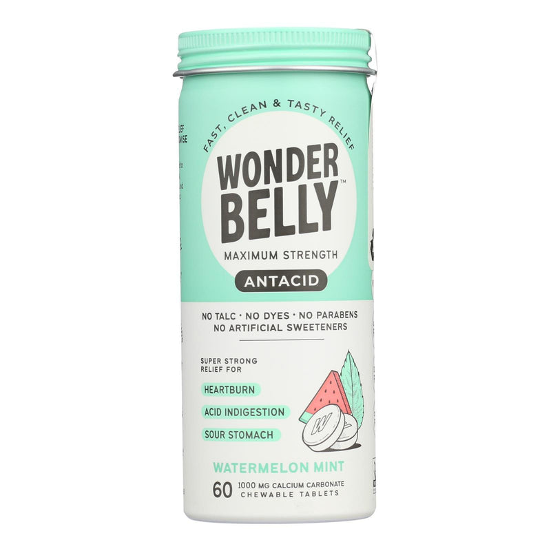 Wonder Belly - Antacids Watermelon Mint - Case Of 4-60 Count - Orca Market