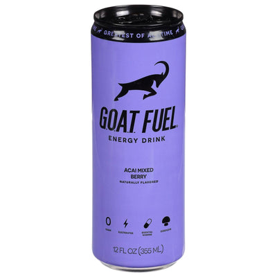 G.o.a.t. Fuel - Energy Drink Acai Berry - Case Of 12-12 Fluid Ounces - Orca Market