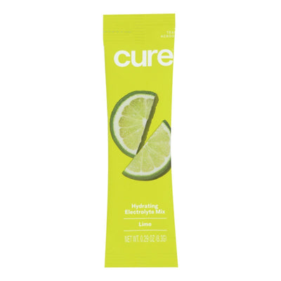 Cure Hydration - Hydration Drink Mix Lime - Case Of 8 - 0.29 Ounces - Orca Market