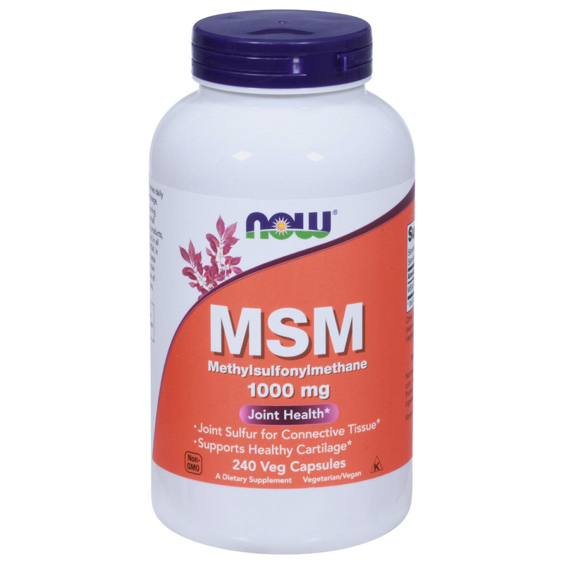 Now Foods - Methylsulfonylmethane 1000 Milligrams - 1 Each-240 Vegetarian Capsules - Orca Market