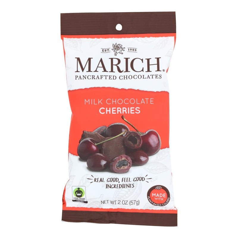 Marich - Milk Chocolate Cherries - Case Of 12 - 2 Ounces - Orca Market