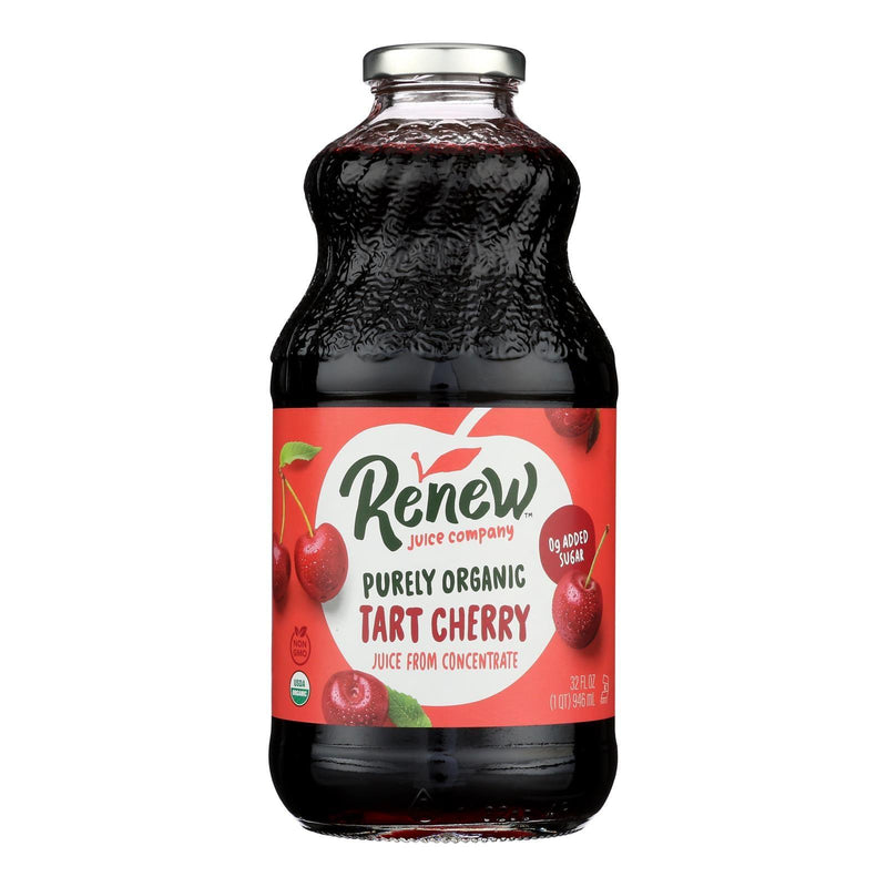 Renew Juice Company - Juice Organic Tart Cherry Juice - Case Of 6-32 Fluid Ounces - Orca Market