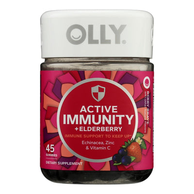 Olly - Supplement Active Immune Elderberry - Case Of 3-45 Count - Orca Market