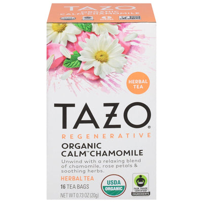 Tazo Tea - Herbal Tea Organic Calm Chamomile - Case Of 6-16 Bags - Orca Market