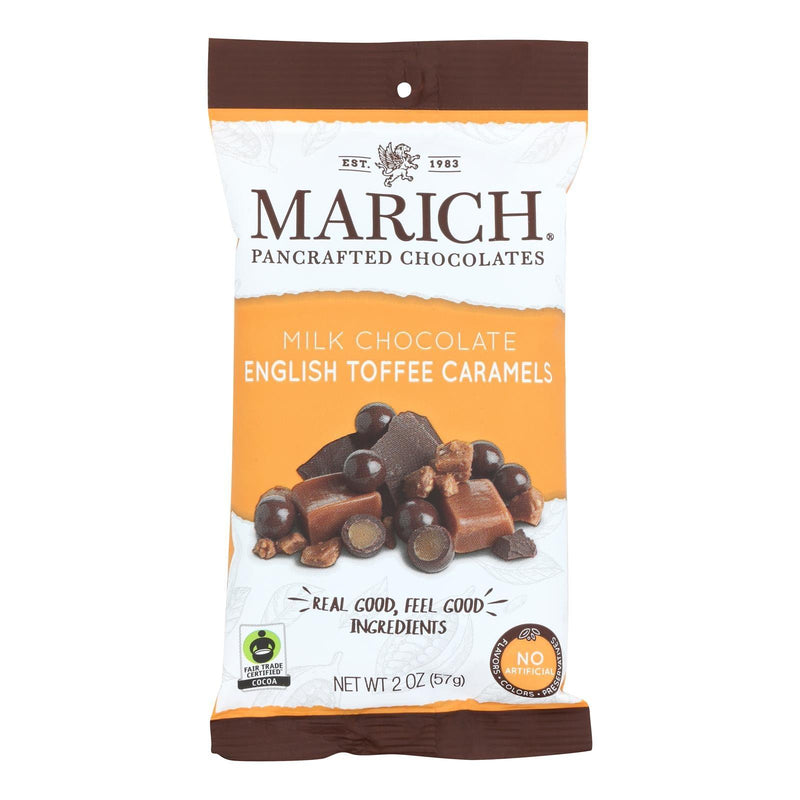 Marich - Caramels English Toffee - Case Of 12-2 Ounces - Orca Market