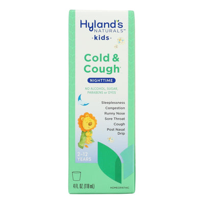 Hyland's - 4kids Night Cold 'n Cough - Case Of 3-4 Fluid Ounces - Orca Market