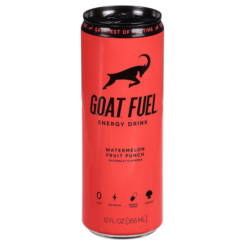 G.o.a.t. Fuel - Energy Drink Watermelon Fruit Punch - Case Of 12-12 Fluid Ounces - Orca Market